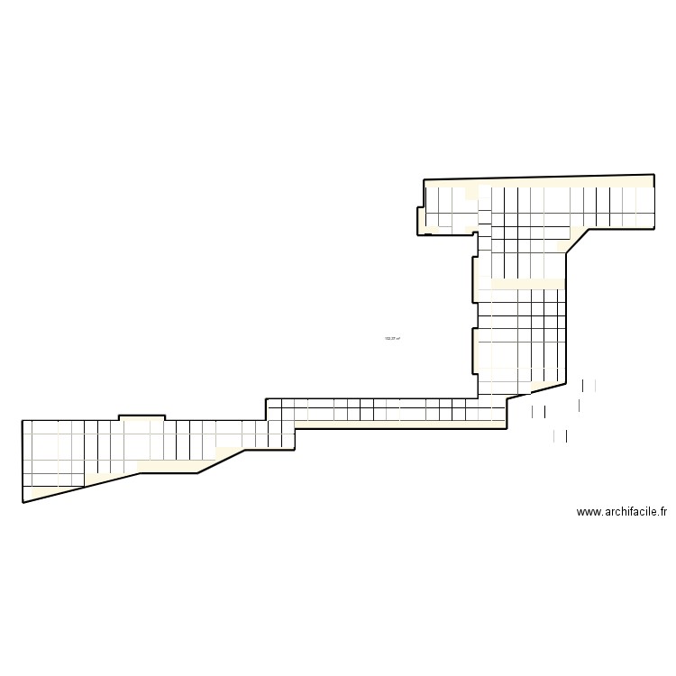 CHANOIT CALEP second choix. Plan de 1 pièce et 102 m2
