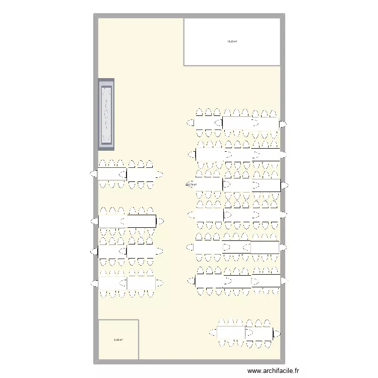 salle montauroux. Plan de 