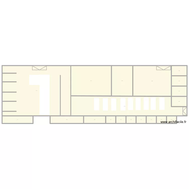 Usine Innochanvre. Plan de 19  et 2455 m²