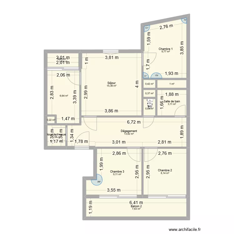 maison casanova. Plan de 
