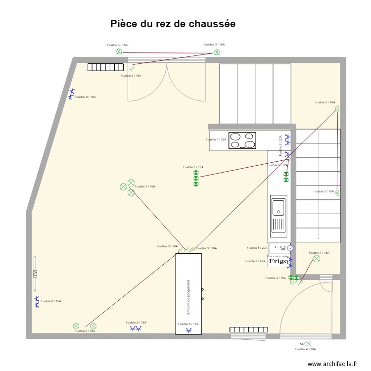 gîte rez. Plan de 0 pièce et 0 m2