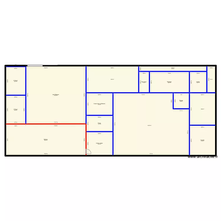 Projet Saint Jacques - Av Jean Monnet. Plan de 17  et 665 m²