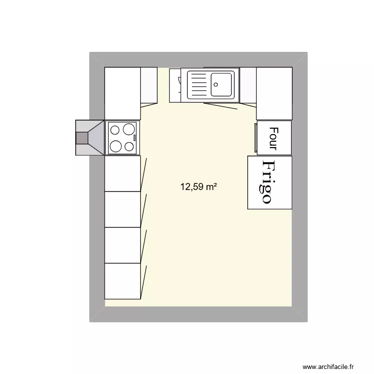 CUISNE 09/08/2026. Plan de 1 et 13 m² CUISNE 09/08/2026. Plan de 1 et 13 m²
