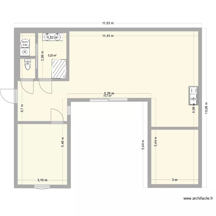 sandra nouveau mondragon. Plan de 2 Pièces et 87 m² sandra nouveau mondragon. Plan de 2 Pièces et 87 m²