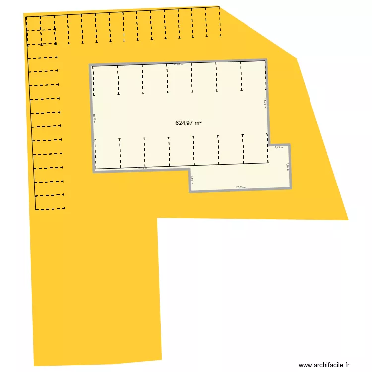 CARROSSERIE 2. Plan de 1 et 625 m² CARROSSERIE 2. Plan de 1 et 625 m²