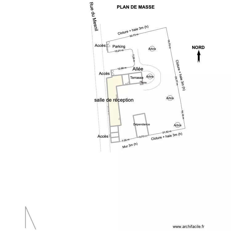 plan de masse Royaucourt. Plan de 6 et 261 m² plan de masse Royaucourt. Plan de 6 et 261 m²