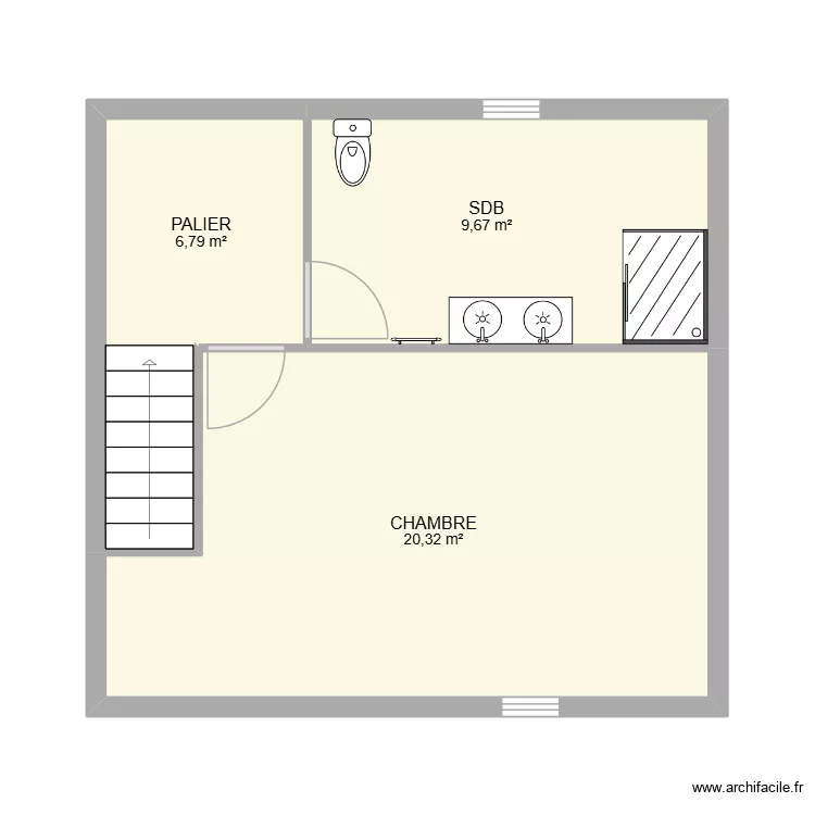 CAUDRYgrenier. Plan de 3 et 37 m² CAUDRYgrenier. Plan de 3 et 37 m²