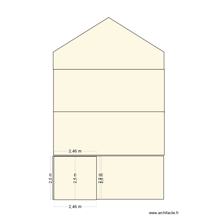 Plan de découpage des différents lots. Plan de 0 pièce et 0 m2