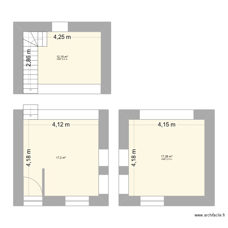 2026. Plan de 3 pièces et 47 m2