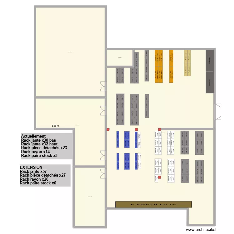 EXTENSION DUKE. Plan de 5 Pièces et 651 m² EXTENSION DUKE. Plan de 5 Pièces et 651 m²