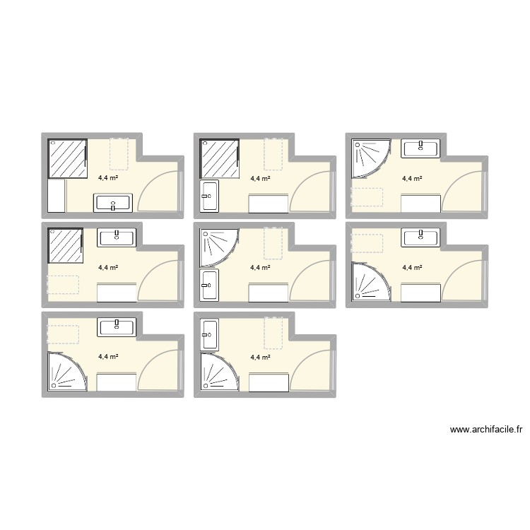 Salle de bain. Plan de 0 pièce et 0 m2