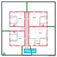 D&eacute;finitif - Plan 1 - Implantation g&eacute;n&eacute;rale Rdch