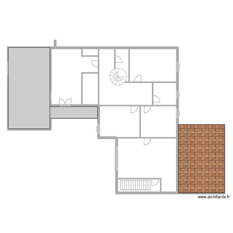 benazet r+1. Plan de 0 pièce et 0 m2