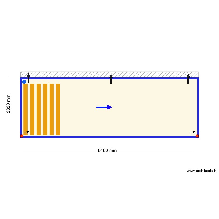 Lauren Springer. Plan de 1 pièce et 25 m2