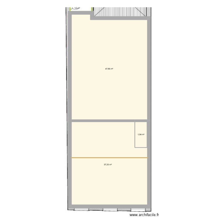 fraile 2. Plan de 5 pièces et 175 m2