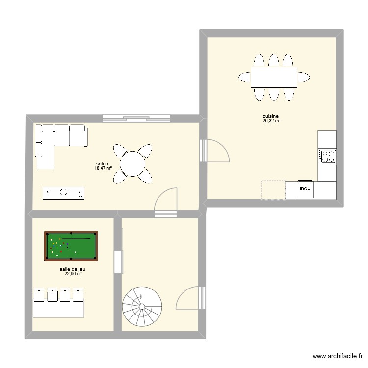 maison jules. Plan de 0 pièce et 0 m2