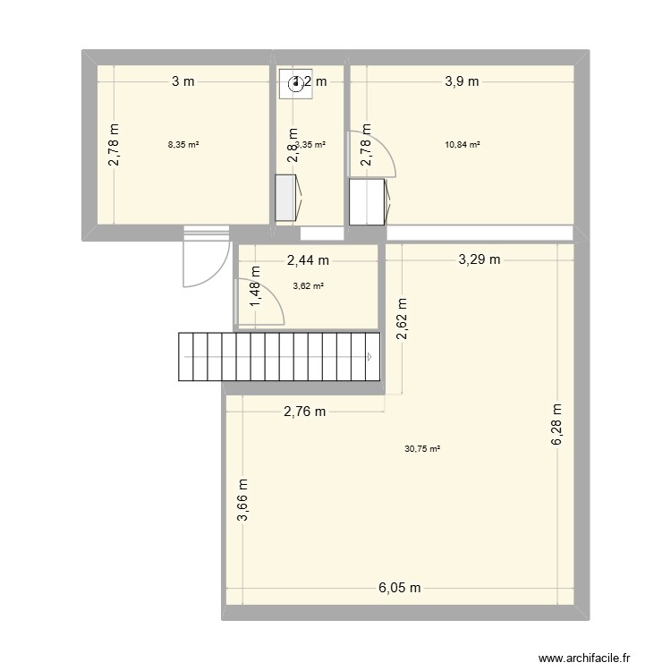 arri&egrave;re cuisine. Plan de 0 pièce et 0 m2
