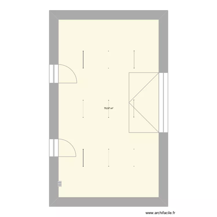 garage. Plan de 