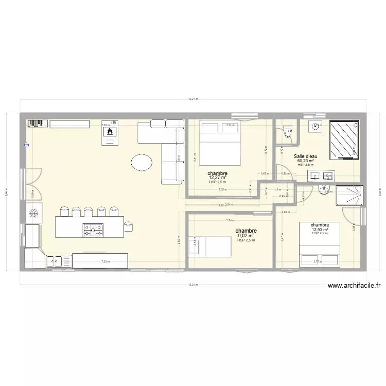 Platte Grond. Plan de 