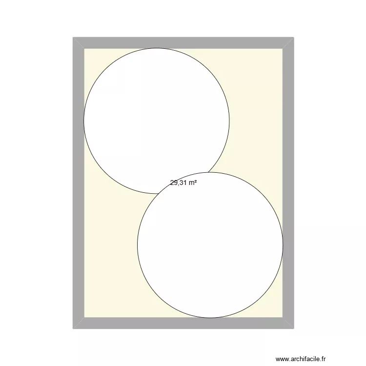 encombrement table ronde 12pax 2M. Plan de 1 Pièce et 29 m² encombrement table ronde 12pax 2M. Plan de 1 Pièce et 29 m²