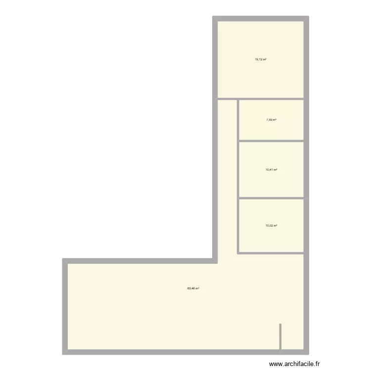 PLAN 2. Plan de 5 et 117 m² PLAN 2. Plan de 5 et 117 m²