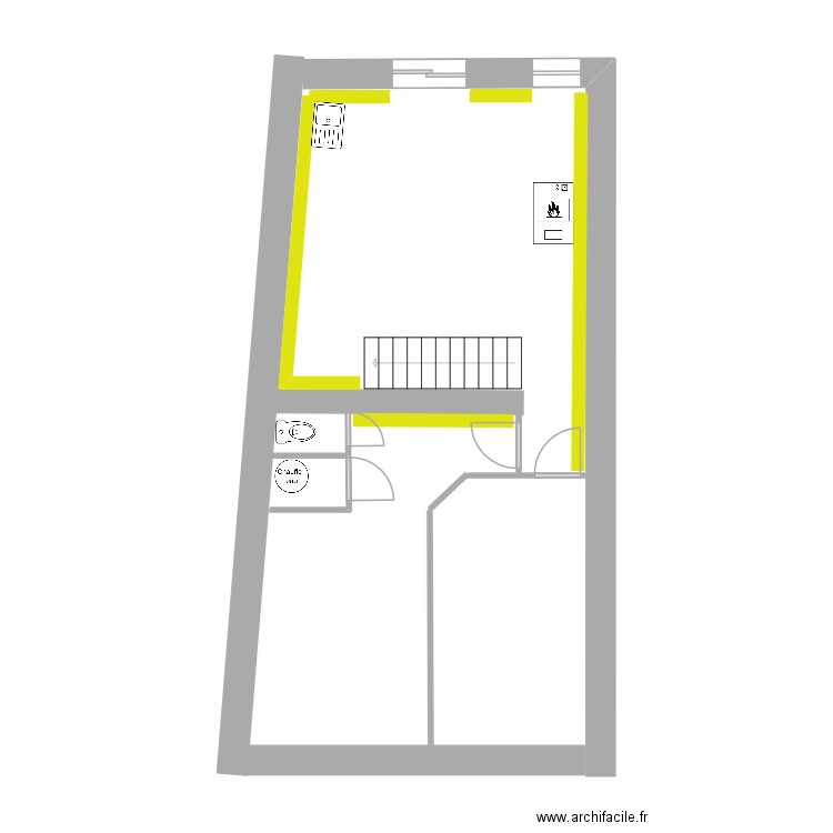 RDC. Plan de 0 pièce et 0 m2