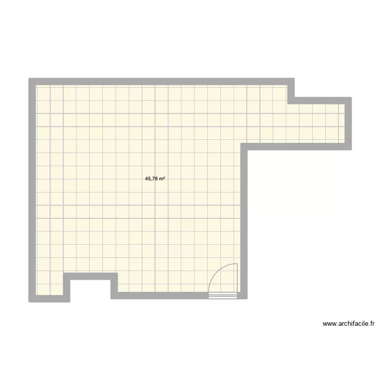 CLICHY. Plan de 1 et 46 m² CLICHY. Plan de 1 et 46 m²