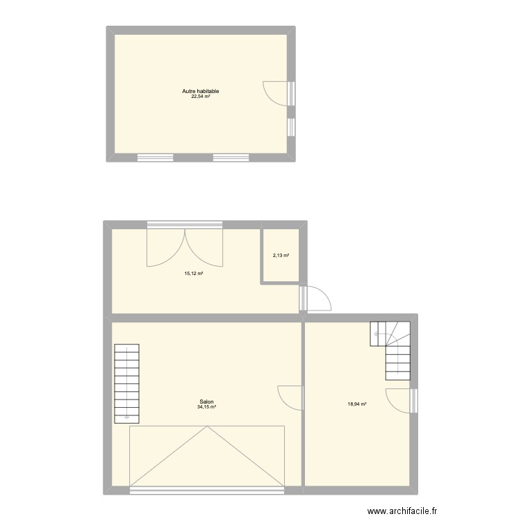 20RBP. Plan de 19 pièces et 318 m2