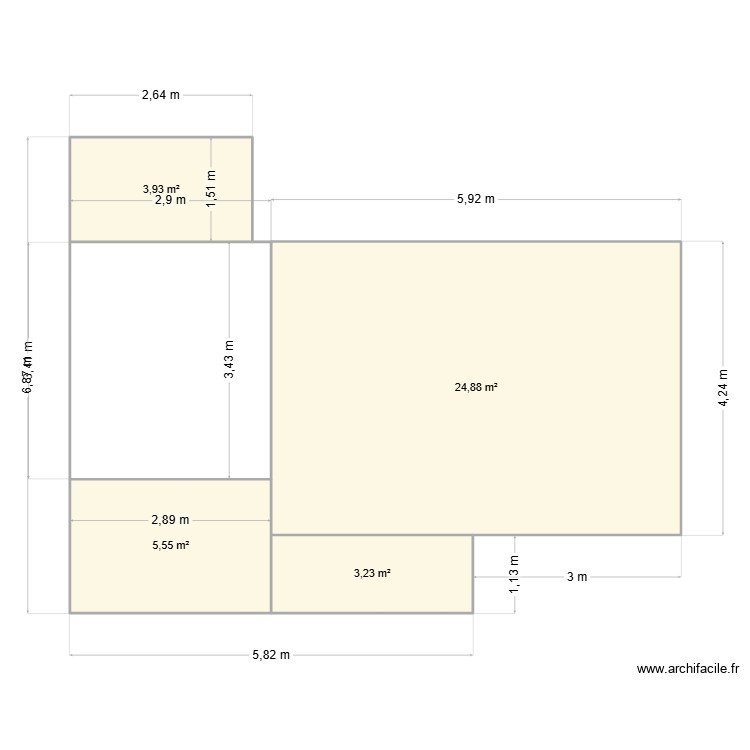 Brenets 3. Plan de 0 pièce et 0 m2