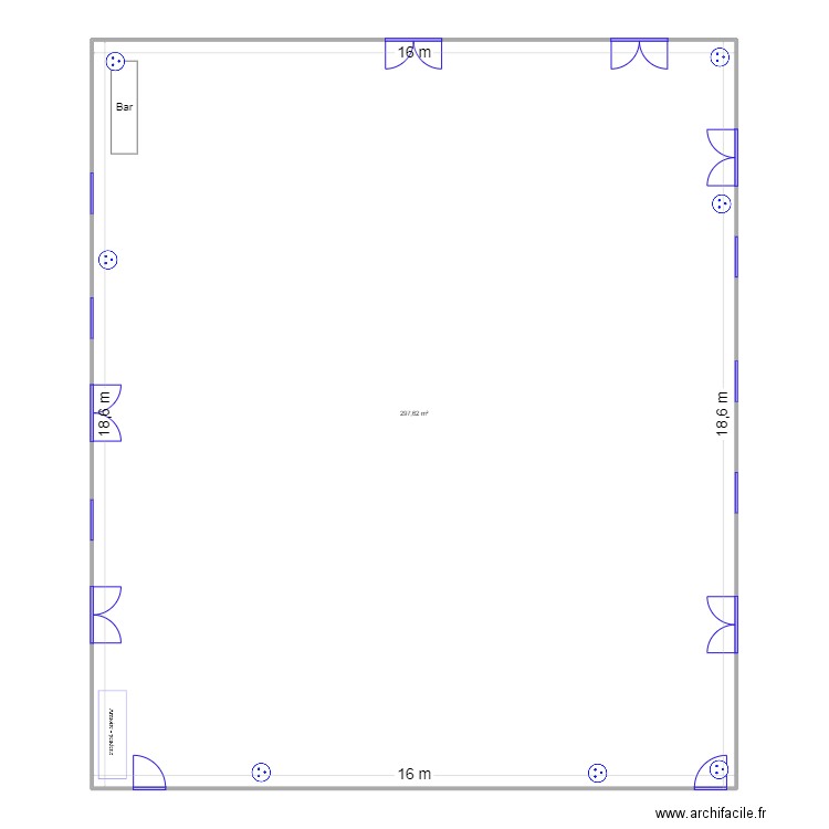 Salle Hardinghen echelle. Plan de 0 pièce et 0 m2