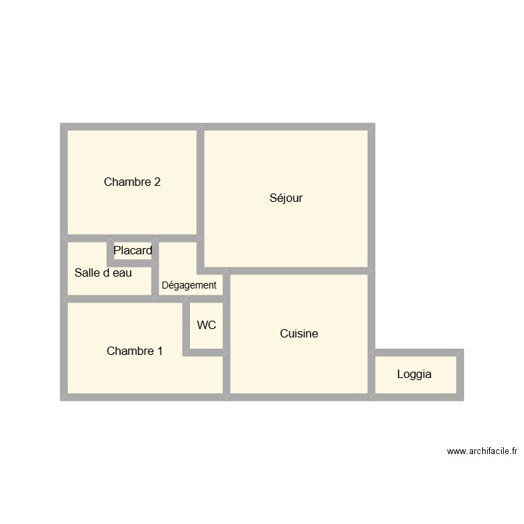 2510 ROLLAND BENJAMIN. Plan de 9 pièces et 19 m2