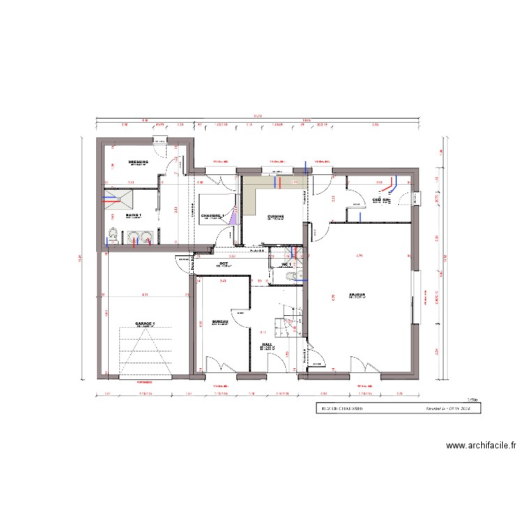 AHBARI RDC HYDRAULIQUE. Plan de 0 pièce et 0 m2