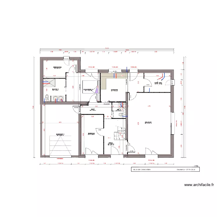 AHBARI RDC HYDRAULIQUE. Plan de 