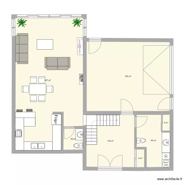 FG-67A. Plan de 7 Pièces et 106 m² FG-67A. Plan de 7 Pièces et 106 m²