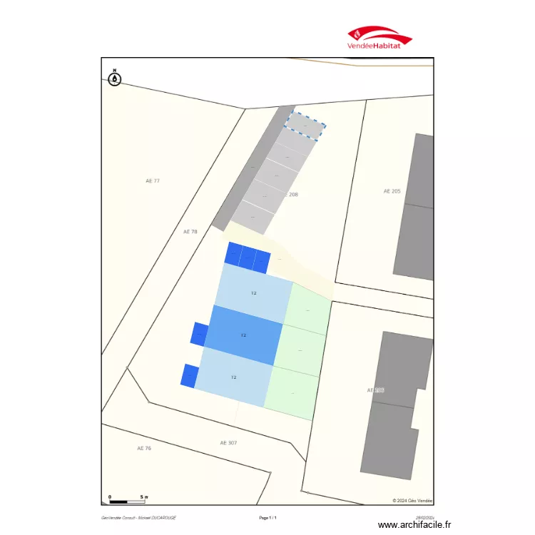Sainte Foy V1. Plan de 