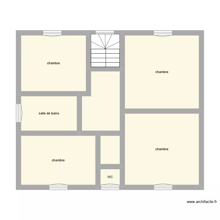 ANCA ETAGE état initial. Plan de 9 et 70 m² ANCA ETAGE état initial. Plan de 9 et 70 m²