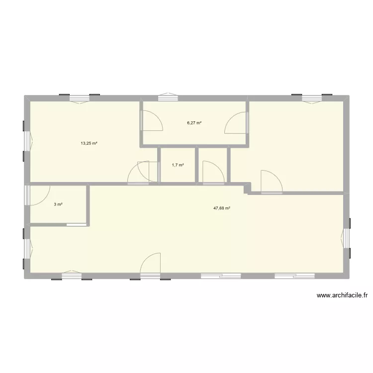 MAISON T33. Plan de 