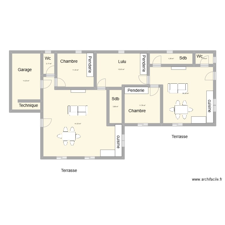 debut maison. Plan de 0 pièce et 0 m2