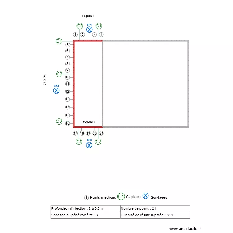AUDOUX. Plan de 2 Pièces et 47 m² AUDOUX. Plan de 2 Pièces et 47 m²