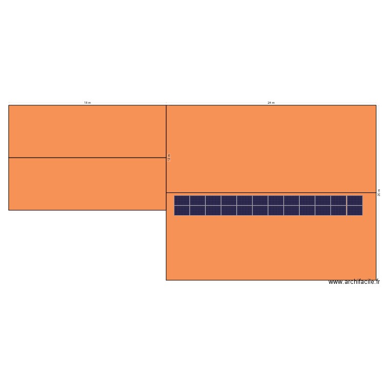 MB FERMETURE ( 24 Modules DP autoconso ). Plan de 0 pièce et 0 m2