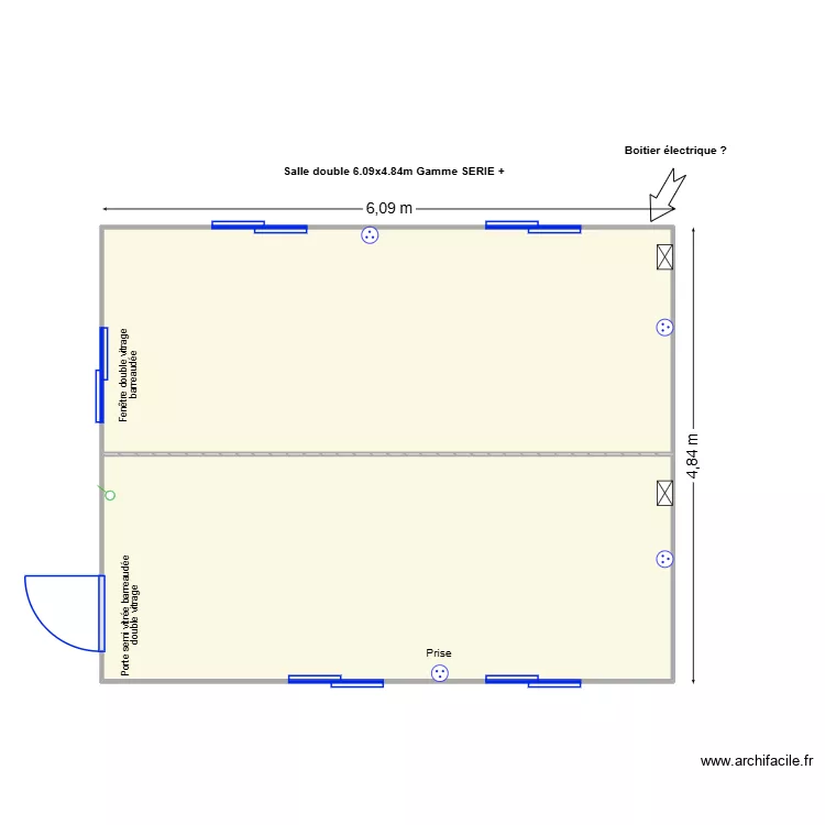 PROJET CFPL. Plan de 2 et 29 m² PROJET CFPL. Plan de 2 et 29 m²