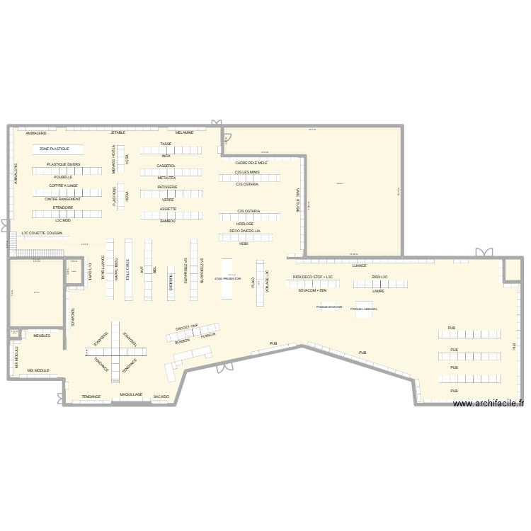 FEURS 4. Plan de 5 pièces et 1527 m2