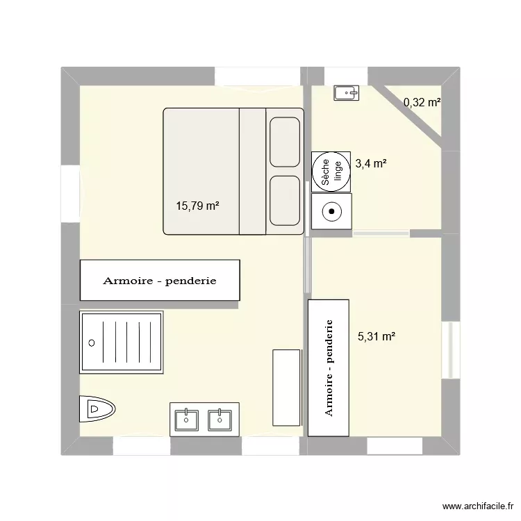 SMBTR V2. Plan de 4 Pièces et 25 m² SMBTR V2. Plan de 4 Pièces et 25 m²