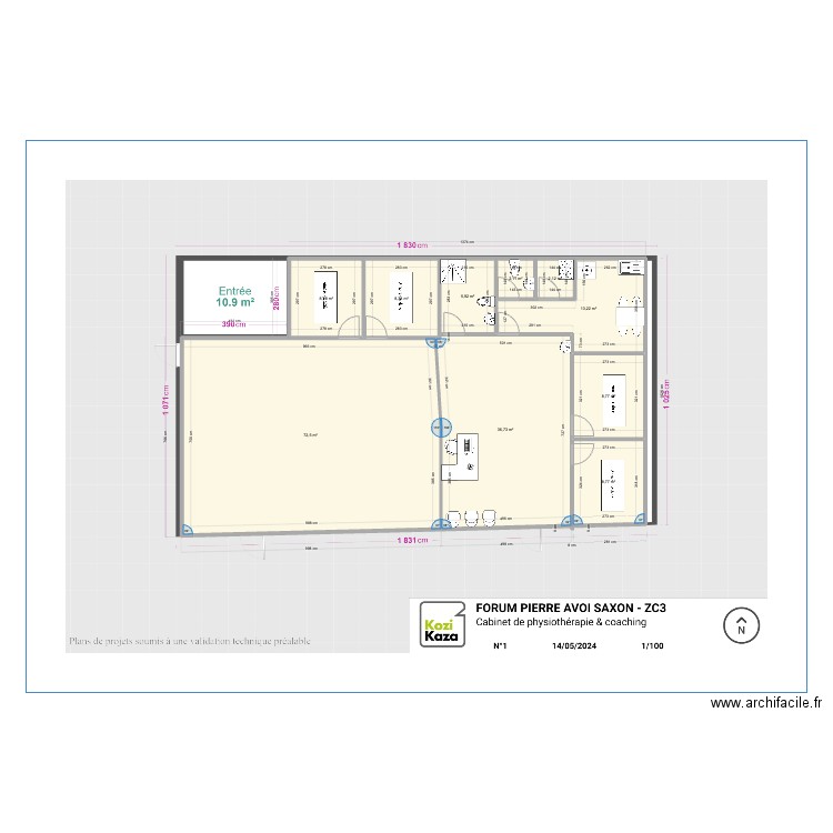 local saxon 160 m2 au 27.06.24. Plan de 0 pièce et 0 m2