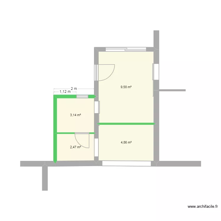 ext. Plan de 4 et 20 m² ext. Plan de 4 et 20 m²