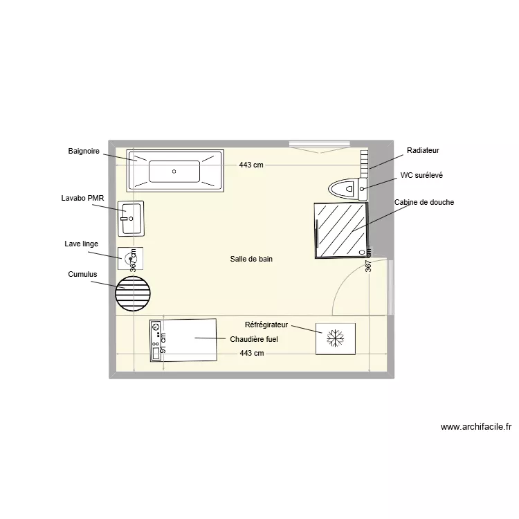 QUEDEC Fran&ccedil;oise adaptation. Plan de 
