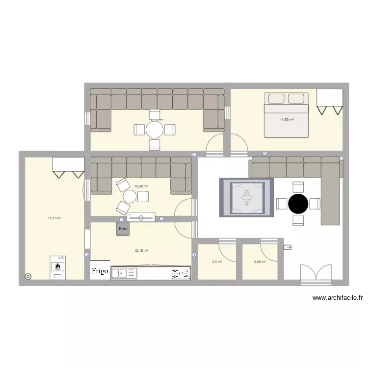 maison de moi. Plan de 7 Pièces et 77 m² maison de moi. Plan de 7 Pièces et 77 m²