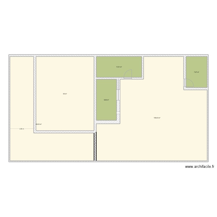 Acacias3. Plan de 6 pièces et 227 m2