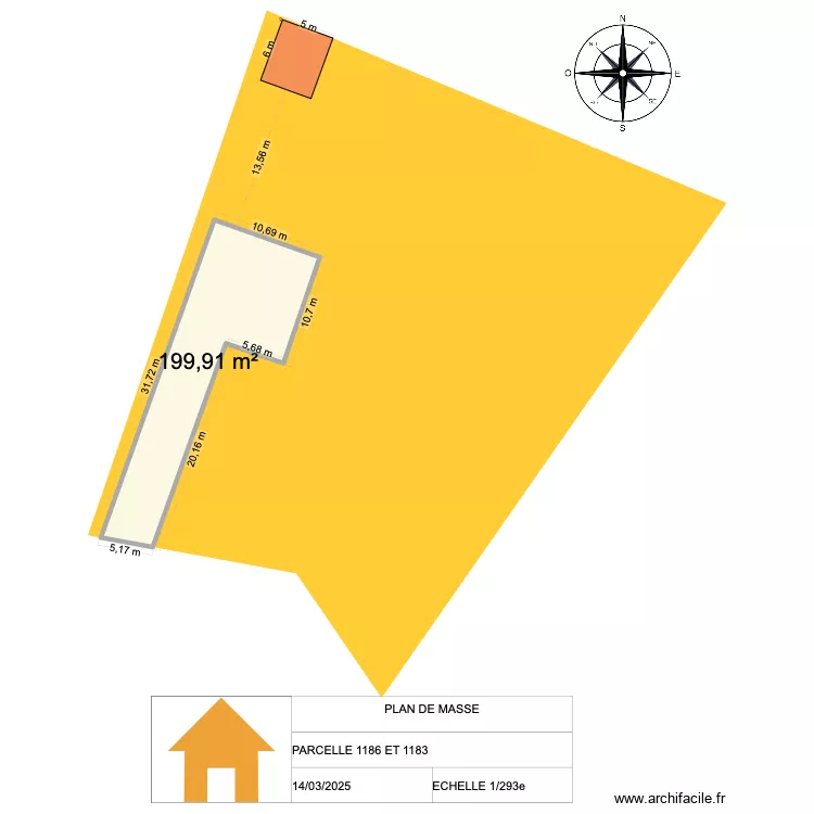 PLAN DE MASSE SAINT CIRQ. Plan de 