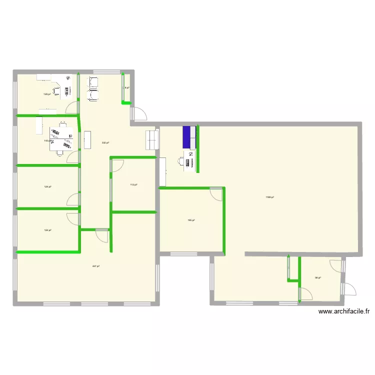225 Seigneuriale agrandissement 32 x 52 B. Plan de 225 Seigneuriale agrandissement 32 x 52 B. Plan de